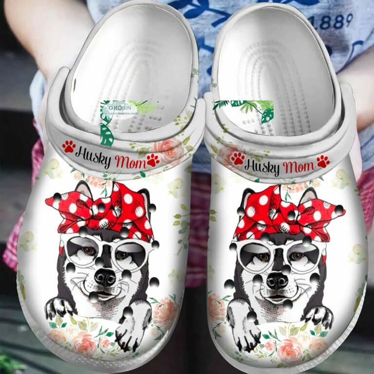 Husky Mom Crocs Classic Clogs Shoes
