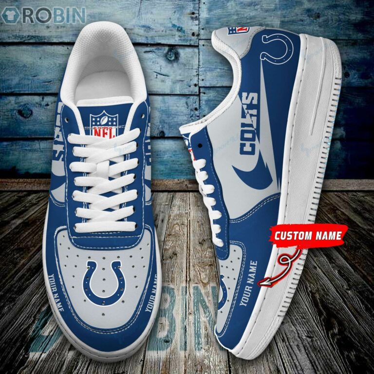 Indianapolis Colts Personalized Nike Air Force 1 Shoes