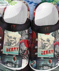 IT Visit Derry Maine Horror Movie Halloween Crocs Classic Clogs Shoes