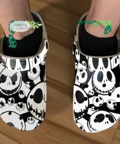 Jack Skellington Crocs Classic Clogs Shoes CR0062