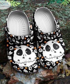 Jack Skellington Crocs Classic Clogs Shoes CR1277