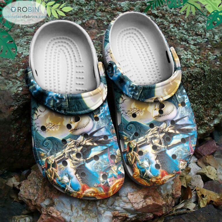 Jack Skellington Nightmare Before Christmas Crocs Shoes