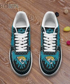 Jacksonville Jaguars Louis Vuitton Pattern Custom Name Nike Air Force 1 Shoes