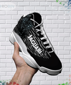 Jaguars Black Skin Air Jordan 13 Sneaker