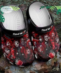 Jason Voorhees Friday the 13th Horror Movie Halloween Crocs Classic Clogs Shoes CR1150