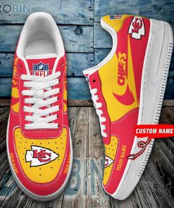 Kansas City Chiefs Personalized Air Force 1 Shoes