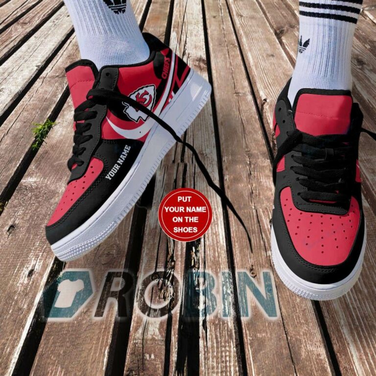 Kansas City Chiefs Personalized Air Force 1 Shoes