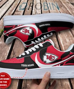 Kansas City Chiefs Personalized Air Force 1 Shoes