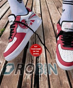 Kansas City Chiefs Personalized Air Force 1 Shoes