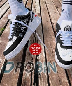 Las Vegas Raiders Personalized Nike Air Force 1 Shoes