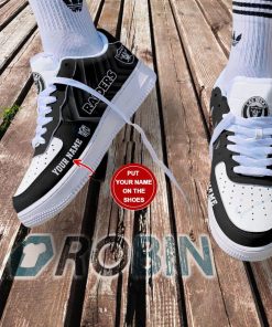 Las Vegas Raiders Personalized Nike Air Force 1 Shoes RBa172