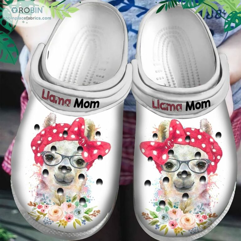 Llama Mom Crocs Classic Clogs Shoes CR1237