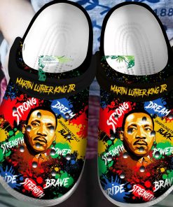 Martin Luther King Jr Colorful Crocs Classic Clogs Shoes