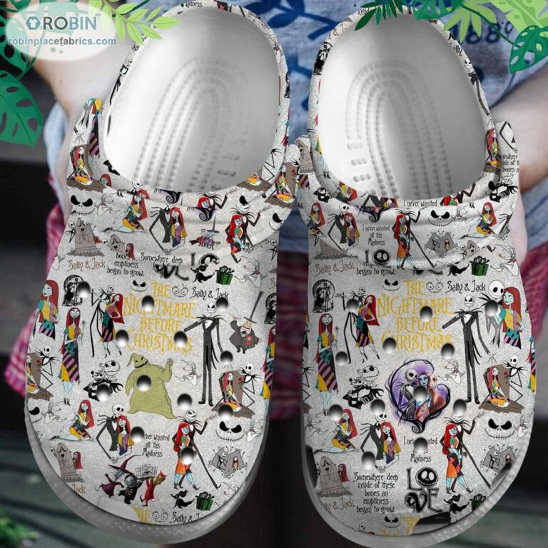 Nightmare Before Christmas Crocs Classic Clog Shoes CR0726
