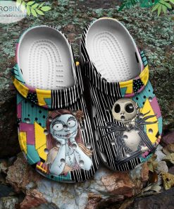 Nightmare Before Christmas Crocs Jack Sally Classic Clogs Shoes CR1182