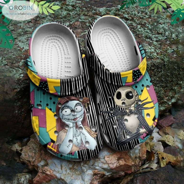 Nightmare Before Christmas Crocs Jack Sally Classic Clogs Shoes CR1182