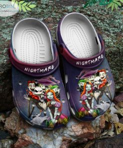 Nightmare Before Christmas Halloween Crocs Classic Clog Shoes CR1229