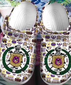 Omega Psi Phi Crocs Classic Clogs Shoes CR1113