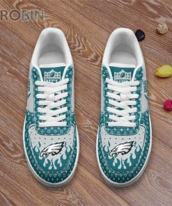 Philadelphia Eagles Louis Vuitton Pattern Custom Name AF1 Shoes
