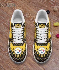 Pittsburgh Steelers Louis Vuitton Pattern Custom Name AF1 Shoes