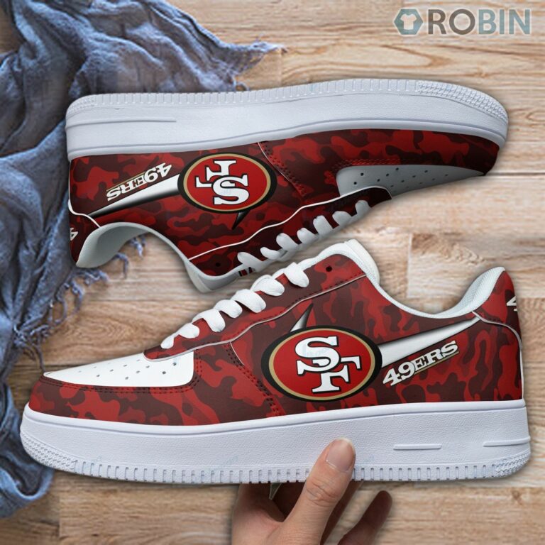 San Francisco 49ers Custom Air Force 1 Sneakers RB79