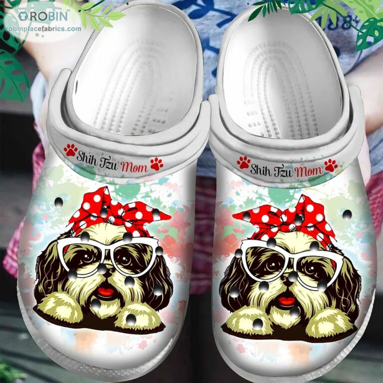Shih Tzu Mom Crocs Classic Clogs Shoes