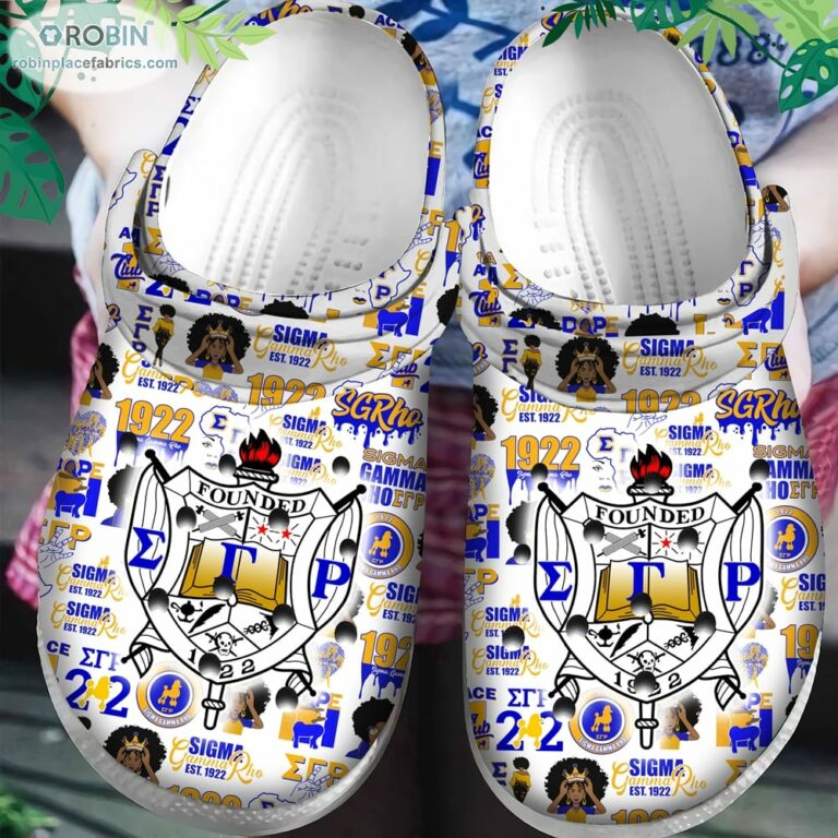 Sigma Gamma Rho Crocs Classic Clogs Shoes CR1164