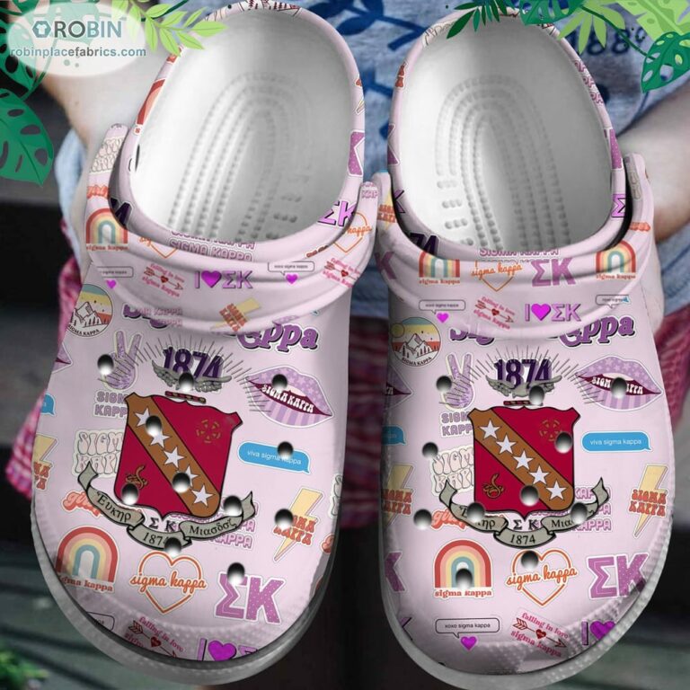 Sigma Kappa Crocs Classic Clogs Shoes