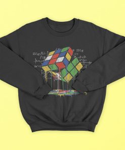 Melting Rubik’s Cube Speed Vintage Puzzle Youth Math Shirt