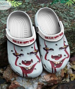 This Is My Happy Face IT Pennywise Crocs Classic Clog Shoes CR1186