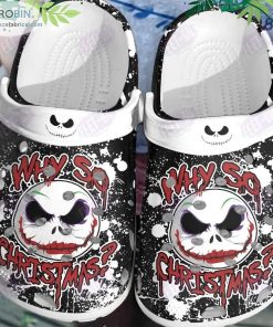 Why So Christmas Joke Jack Skellington Halloween Crocs Classic Clogs Shoes CR1153