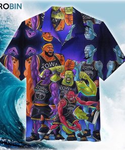 Basketball Monster Art Hawaiian Shirt