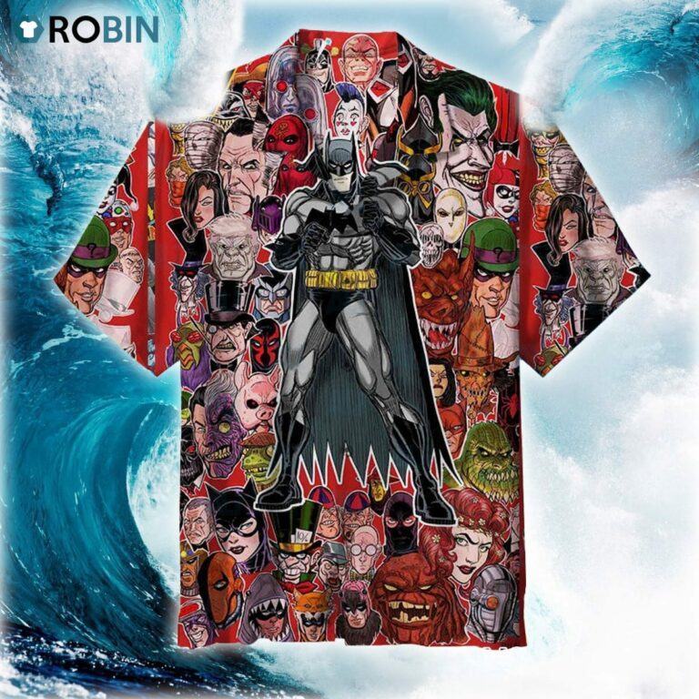 Batman Family Art Unisex Hawaiian Shirt