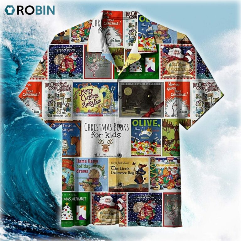 Christmas Books For Kids Hawaiian Shirt