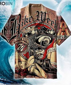 Daytona Bike Week 2015 Unisex Hawaiian Shirt