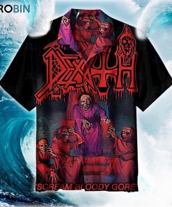 Death Scream Bloody Gore Unisex Hawaiian Shirt