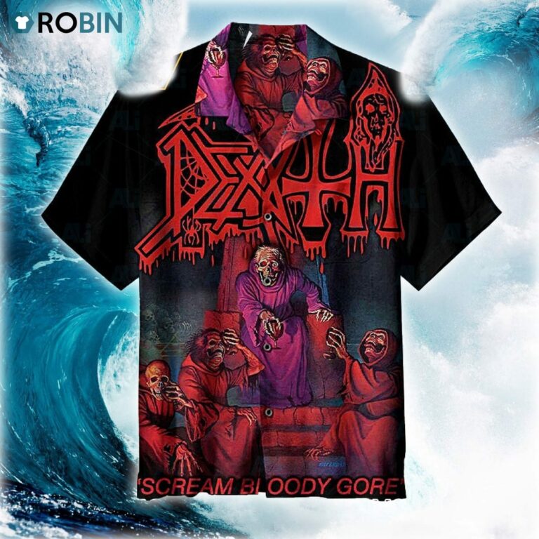 Death Scream Bloody Gore Unisex Hawaiian Shirt