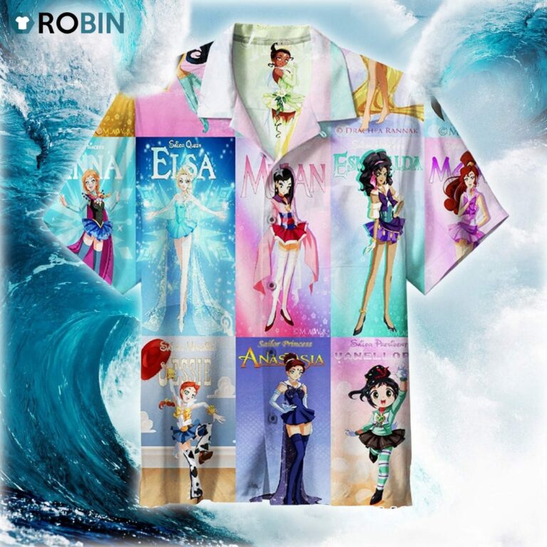 Disney Princess Elsa Unisex Hawaiian Shirt