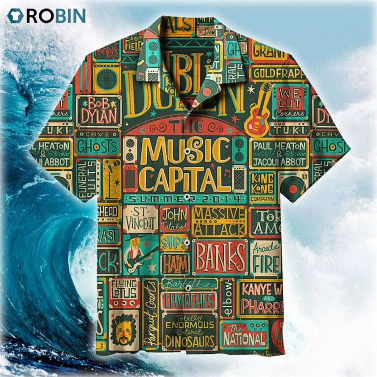 Dublin The Music Capital Hawaiian Shirt