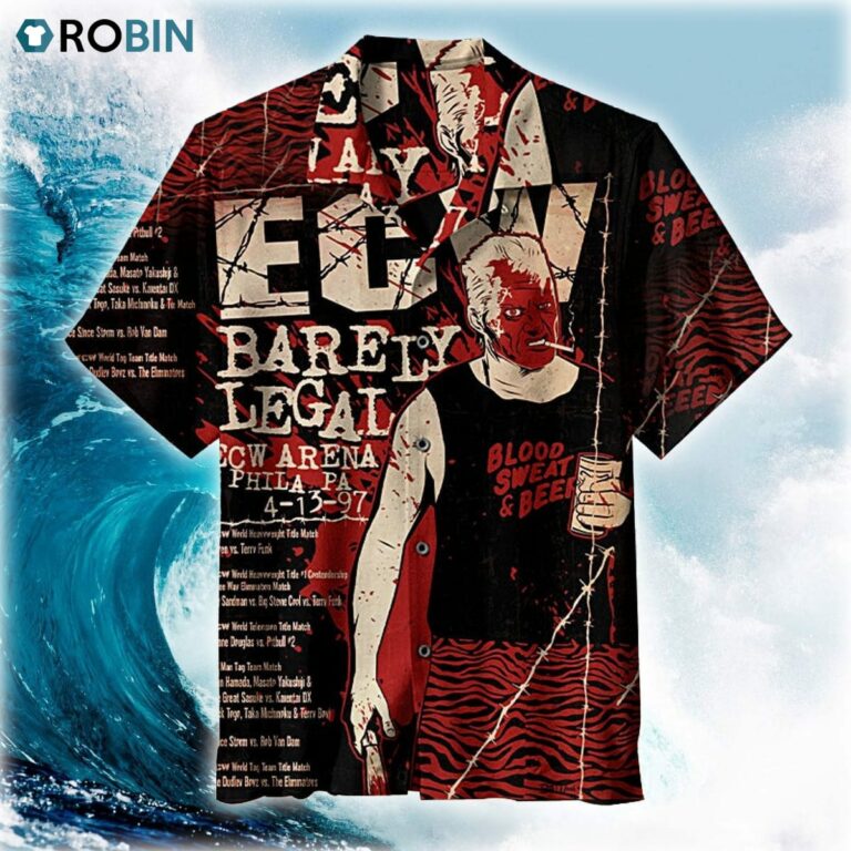 Ecw Barely Legat Hawaiian Shirt