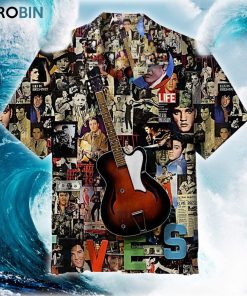 Elvis Lives Collage Art Hawaiian Shirt
