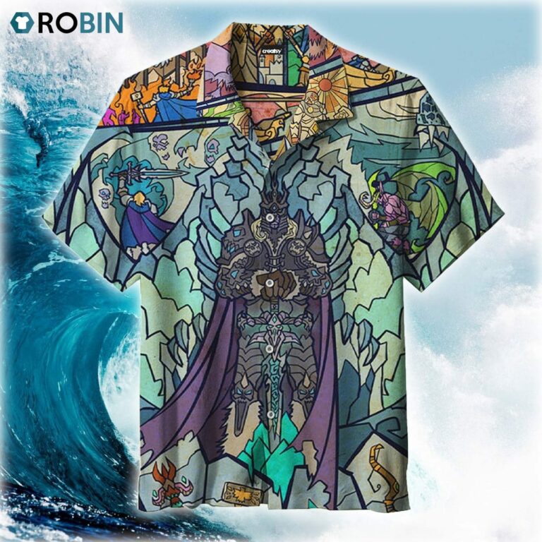 Fall Of Arthas Art Hawaiian Shirt