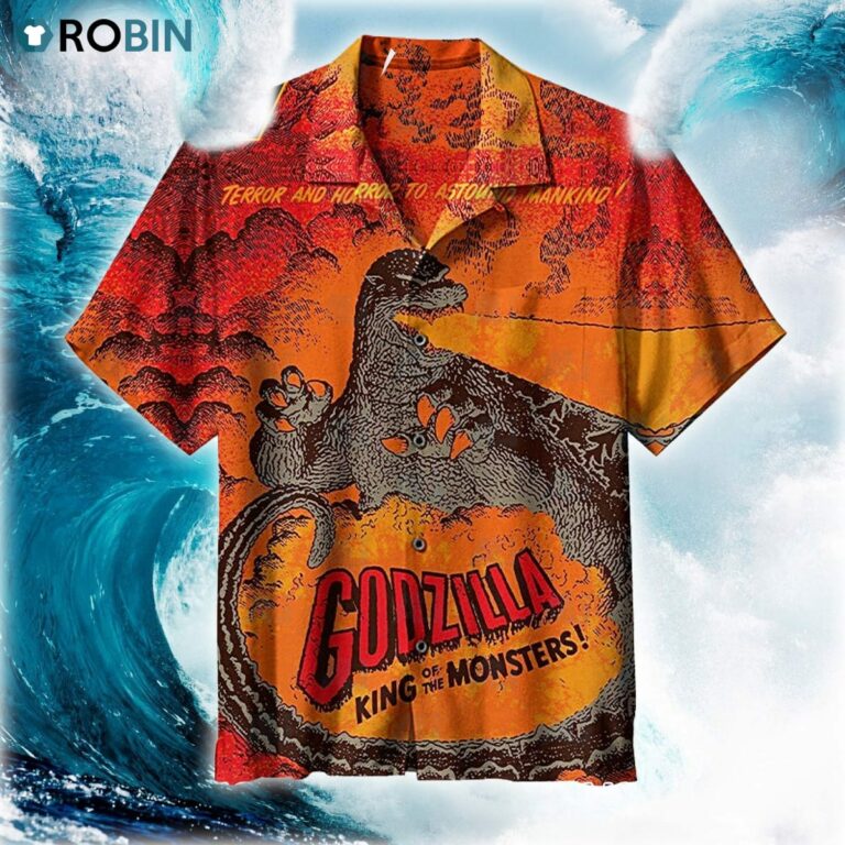 Godzilla King Of Monsters Unisex Hawaiian Shirt