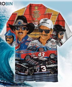 Goodwrench Nascar Race Cars Hawaiian Shirt
