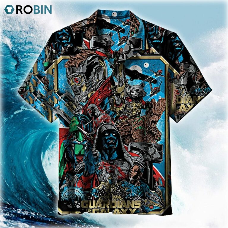 Guardians Of The Galaxy Art Hawaiian Shirt