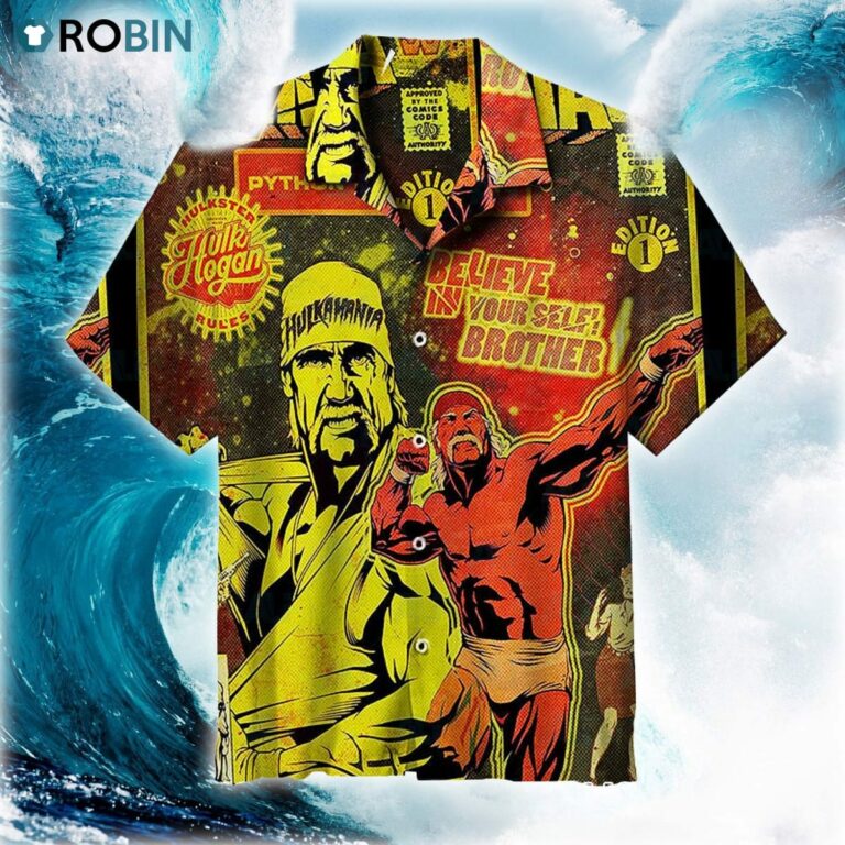 Hulk Hogan Believe In Yourself BROTHER Hawaiian Shirt