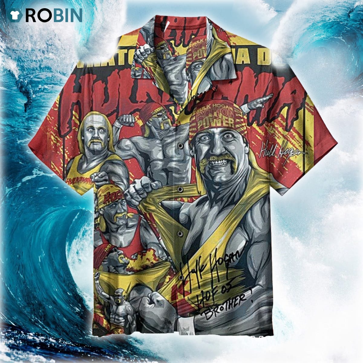 Hulk Hogan and The Birth of Hulkamania Casual Button Shirt Hulk Hogan and The Birth of Hulkamania Casual Button Shirt