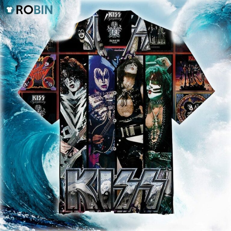 Kiss Rock Band The Albums Universal Hawaiian Shirt