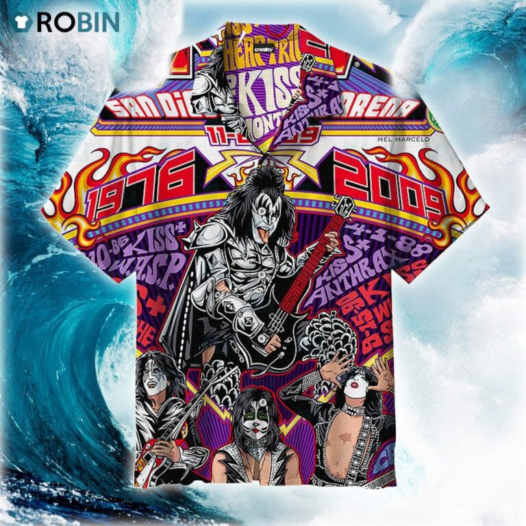 Kiss Band Art Hawaiian Shirt