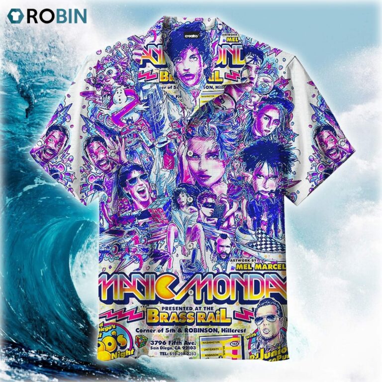 Manic Monday 80’s Night Hawaiian Shirt